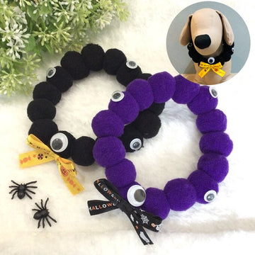 ウィズワン ハロウィン ボンボンチョーカー おばけ ハロウィーン ハンドメイドイベント 男の子 女の子 おしゃれ with WaN